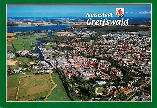 AK / Ansichtskarte 73953791 Greifswald Fliegeraufnahme 