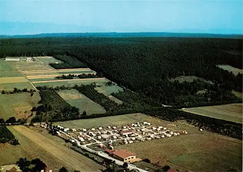 AK / Ansichtskarte  Holzminden_Weser_Niedersachsen Campingplatz Silberborn Fliegeraufnahme 