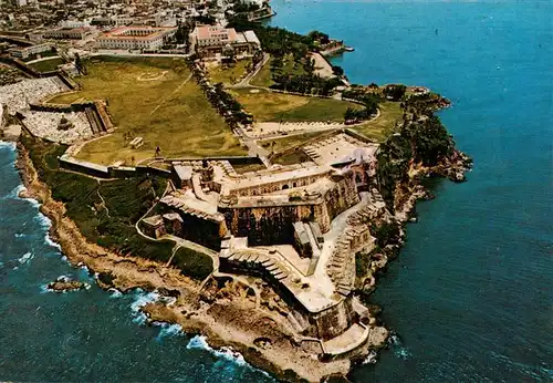 AK / Ansichtskarte  San_Juan__Puerto_Rico Castillo San Felipe del Morro Fliegeraufnahme 