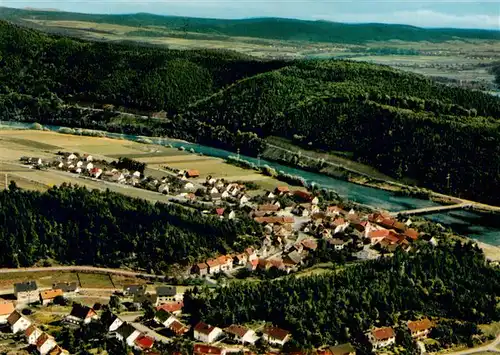 AK / Ansichtskarte  Hemfurth-Edersee_Edertal Fliegeraufnahme