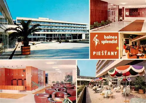 AK / Ansichtskarte  Piestany_Pistian_Poestyen_SK Balnea Splendid Gastraeume Terrasse