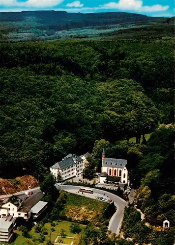 AK / Ansichtskarte  Marienthal_Geisenheim Wallfahrtskirche Zur schmerzhaften Mutter Fliegeraufnahme