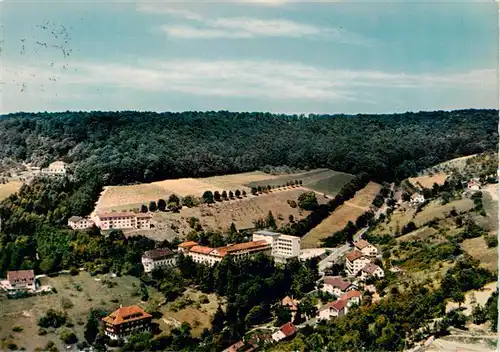 AK / Ansichtskarte  BAD_MERGENTHEIM Sanatorium Taubertal Fliegeraufnahme