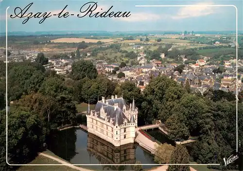 AK / Ansichtskarte  Azay-le-Rideau_37_Indre-et-Loire Vue aérienne du château