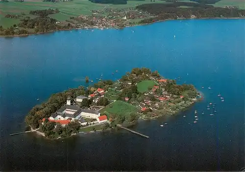 AK / Ansichtskarte  Fraueninsel_Chiemsee Fliegeraufnahme