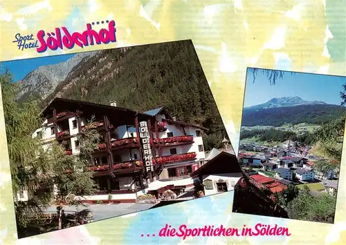 AK / Ansichtskarte  Soelden__oetztal_AT Sporthotel Soelderhof Panorama