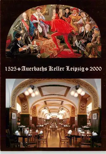 AK / Ansichtskarte  LEIPZIG Auerbachs Keller Restaurant Grosser Keller Gemaelde