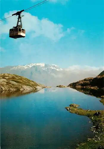 AK / Ansichtskarte  Seilbahn_Cable-Car_Telepherique Les 2 Alpes Lac Du Plon 