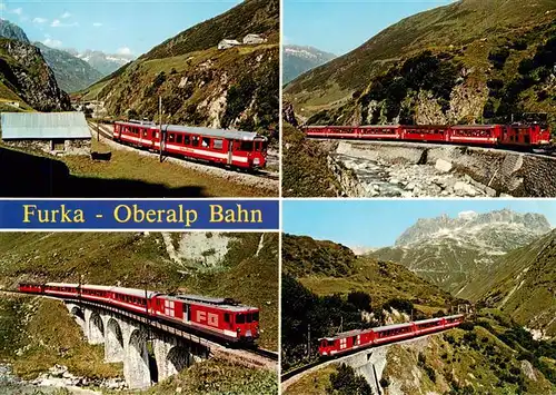 AK / Ansichtskarte  Zahnradbahn_Rack_Railway-- Furka-Oberalp-Bahn