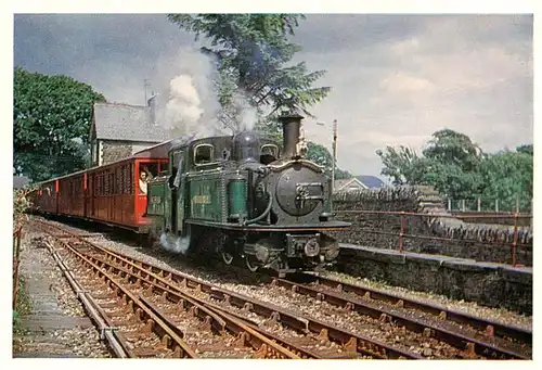 AK / Ansichtskarte 73954065 Eisenbahn_Railway_Chemin_de_Fer Festiniog Railway North Wales 
