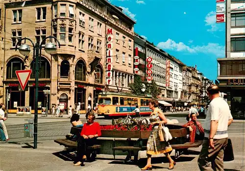 AK / Ansichtskarte  Strassenbahn_Tramway-- Karlsruhe Europaplatz