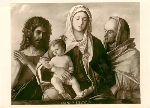 AK / Ansichtskarte  Bellini_Giovanni_Kuenstlerkarte_Alte_Kuenstler Maria mit dem Kind