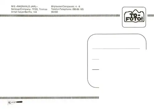 AK / Ansichtskarte  Dampfer_Binnenschifffahrt M/S Ragnvald Jarl