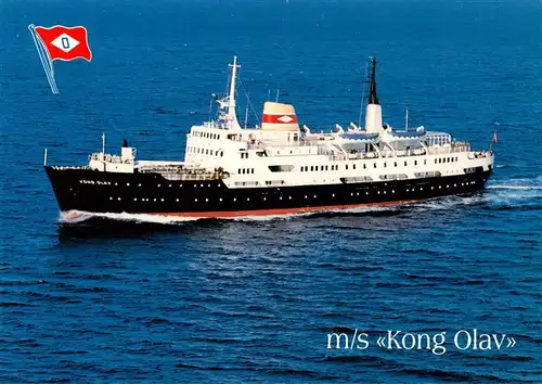 AK / Ansichtskarte  Dampfer_Oceanliner M/S Kong Olav