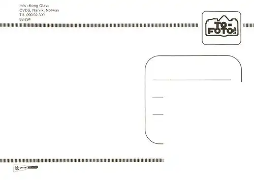AK / Ansichtskarte  Dampfer_Oceanliner M/S Kong Olav
