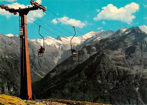 AK / Ansichtskarte  Sessellift_Chairlift_Telesiege Neukirchen Gross-Venediger Wildkogel 