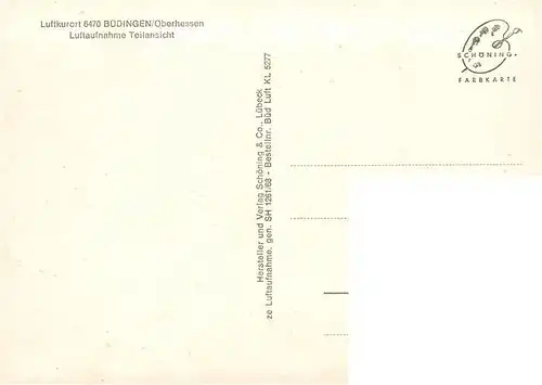 AK / Ansichtskarte  Buedingen_Hessen Fliegeraufnahme