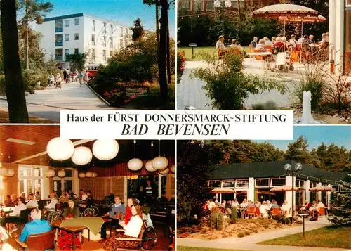 AK / Ansichtskarte 73954145 Bad_Bevensen Haus der Fuerst Donnersmarck Stiftung Gastraum Terrasse