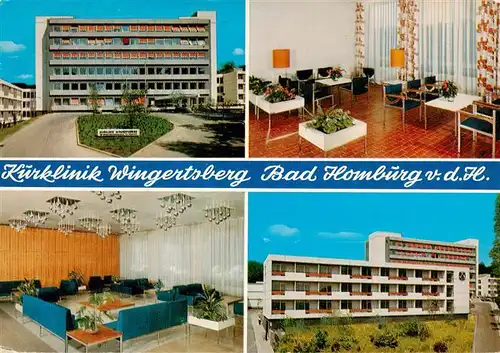 AK / Ansichtskarte  BAD_HOMBURG Kurklinik Wingertsberg Aufenthaltsraeume