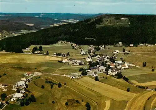 AK / Ansichtskarte  Saig_Schwarzwald Fliegeraufnahme mit Hochfirst