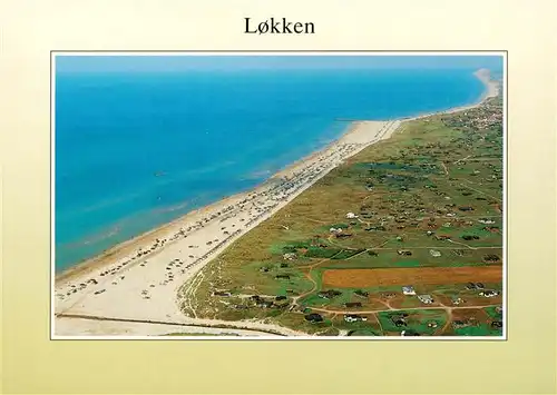 AK / Ansichtskarte  Lokken_Loekken_DK Fliegeraufnahme