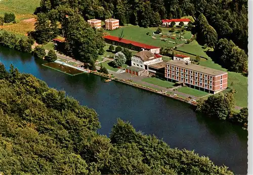 AK / Ansichtskarte  Hirzenhain_Wetteraukreis Sanatorium Hillersbach Fliegeraufnahme 