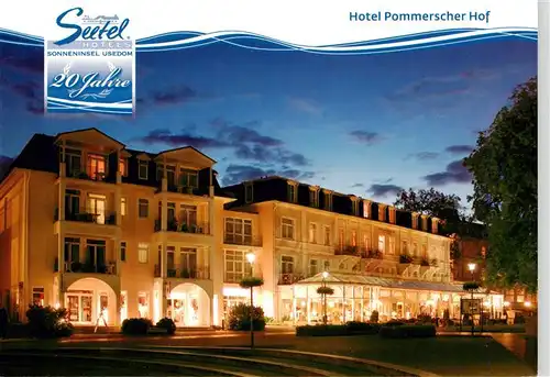 AK / Ansichtskarte  Heringsdorf__Ostseebad_Usedom Seetel Hotel Pommerschers Hof