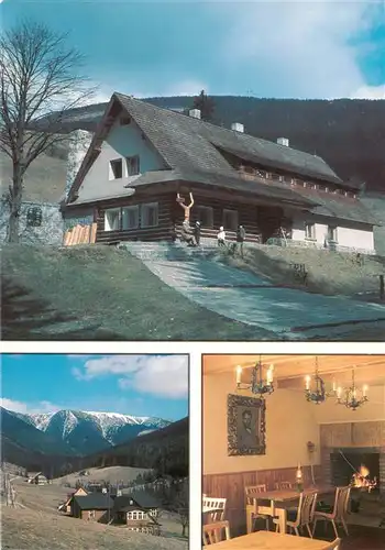 AK / Ansichtskarte 73954232 Spindleruv_Mlyn_Spindelmuehle_Riesengebirge_CZ Chata Pudis Panorama Gaststube