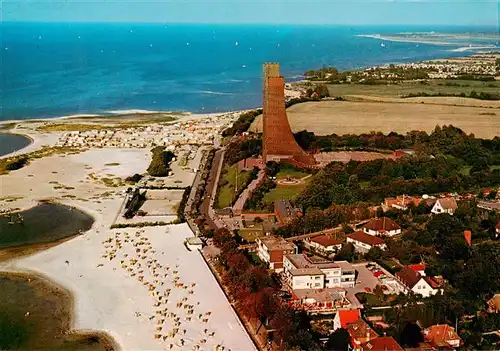 AK / Ansichtskarte 73954239 LABOE_Ostseebad Fliegeraufnahme mit Marine Ehrenmal