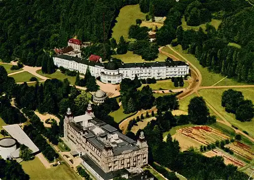 AK / Ansichtskarte 73954240 BAD_WILDUNGEN Fuerstenhof mit Badehotel Fliegeraufnahme