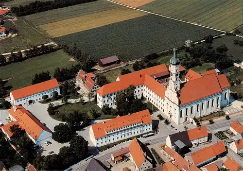 AK / Ansichtskarte  Medingen_Dillingen_Donau Praemonstratenserstift Stiftskirche Klosteranlage