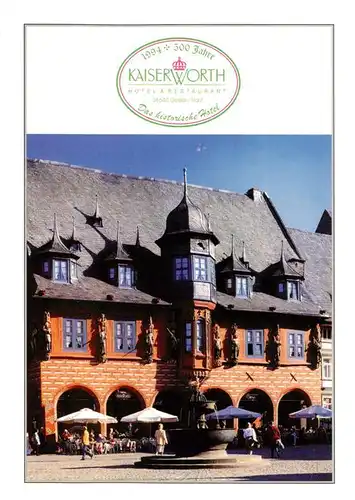 AK / Ansichtskarte 73954316 GOSLAR Kaiserworth Hotel Restaurant