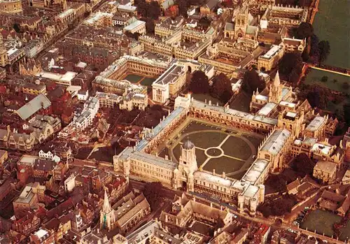 AK / Ansichtskarte 73954329 Oxford__Oxfordshire_UK Christ church aerial view