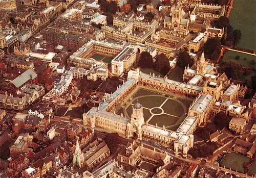 AK / Ansichtskarte  Oxford__Oxfordshire_UK Christ church aerial view