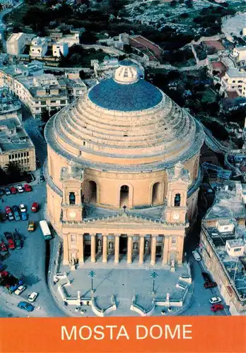 AK / Ansichtskarte 73954348 Malta__Insel Mosta Dome veduta aerea
