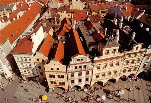 AK / Ansichtskarte 73954353 PRAHA_Prag_Prahy_Prague Old Town Square with Town Hall and Tyn Church