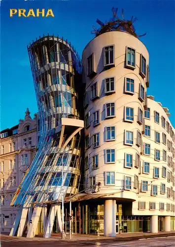 AK / Ansichtskarte 73954355 PRAHA_Prag_Prahy_Prague Dancing Building Taenzendes Haus