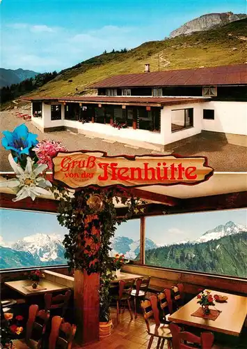 AK / Ansichtskarte  Hirschegg_Kleinwalsertal_Vorarlberg_AT Ifenhuette Gaststube