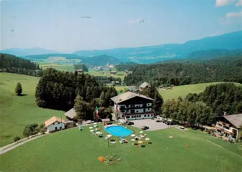 AK / Ansichtskarte  Kastelruth_Suedtirol Hotel Tianeshof Fliegeraufnahme