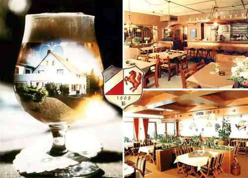 AK / Ansichtskarte  Quirnbach_Westerwald Hotel Restaurant Haus im Winkel Gastraeume