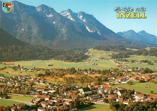 AK / Ansichtskarte 73954403 Inzell Fliegeraufnahme