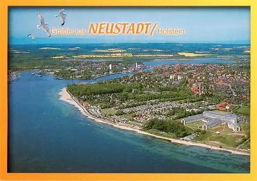 AK / Ansichtskarte  Neustadt_Holstein Fliegeraufnahme