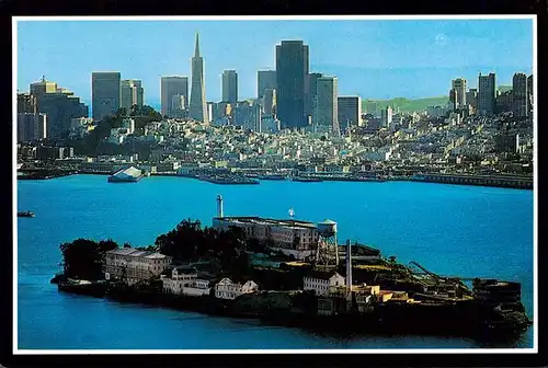 AK / Ansichtskarte 73954433 San_Francisco_California_USA Alcatraz basks