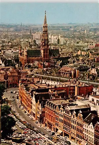 AK / Ansichtskarte  BRUXELLES_Bruessel_Brussels Panorama avec Hotel de Ville