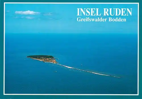 AK / Ansichtskarte  Insel_Ruden Greifswalder Bodden Fliegeraufnahme