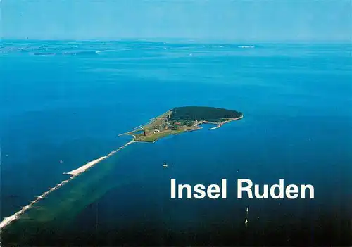 AK / Ansichtskarte  Insel_Ruden Greifswalder Bodden Fliegeraufnahme