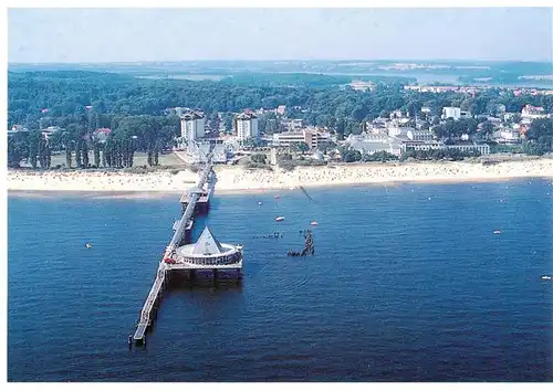 AK / Ansichtskarte  Heringsdorf__Ostseebad_Usedom Fliegeraufnahme