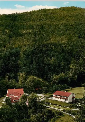 AK / Ansichtskarte 73954567 Schlehenmuehle_Egloffstein Gasthaus Pension Friedrich Fliegeraufnahme