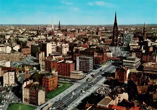 AK / Ansichtskarte  Hamburg Stadtblick von der Michaeliskirche