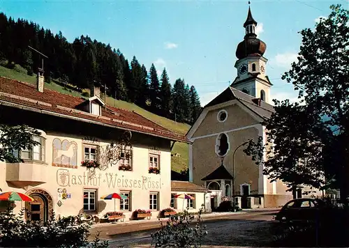 AK / Ansichtskarte  Gries_Brenner Hotel Weisses Roessl Kirche